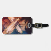 Wonder-vrouw die blokkeert met racelets bagagelabel (Voorkant horizontaal)