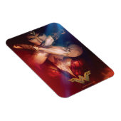 Wonder-vrouw die blokkeert met racelets magneet (Rechterzijde)