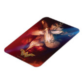 Wonder-vrouw die blokkeert met racelets magneet (Linkerzijde)