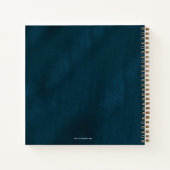 Wonder Vrouw Geborsteld Goud Symbool Tekening Notitieboek (Achterkant)