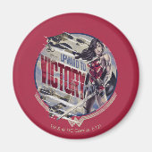 Wonder-vrouw naar slachtoffer magneet (Voorkant)