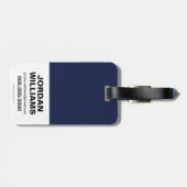 Wonder-vrouwsymbool met zwaard justitie bagagelabel (Achterkant horizontaal)