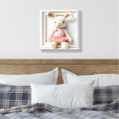Wonder Wall Art Bunny Ballet Canvas Afdruk (Insitu (Slaapkamer))