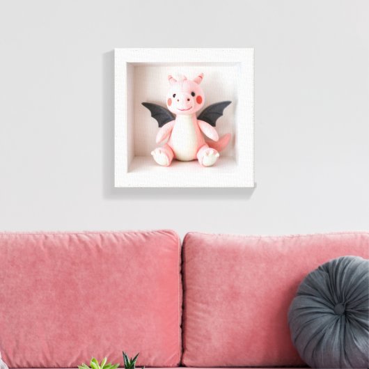 Wonder Wall Art Dragon Delight Canvas Afdruk (Insitu (Woonkamer))
