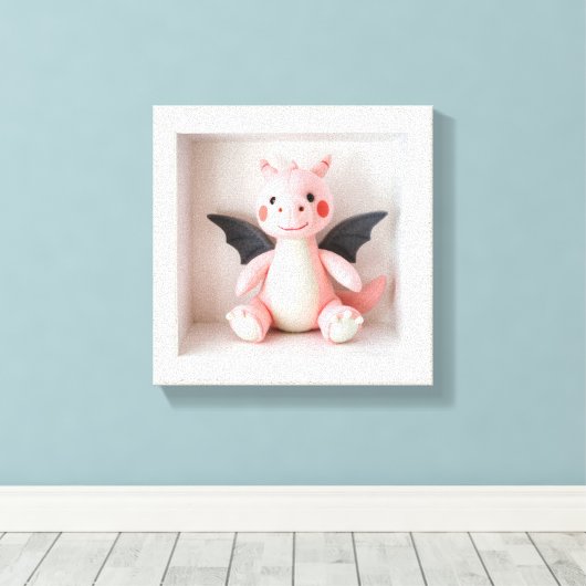 Wonder Wall Art Dragon Delight Canvas Afdruk (Insitu (Houten vloer))