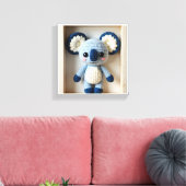 Wonder Wall Art Gezellige Koala Vriend Canvas Afdruk (Insitu (Woonkamer))