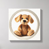 Wonder Wall Art Puppy Love Canvas Afdruk (Voorkant)