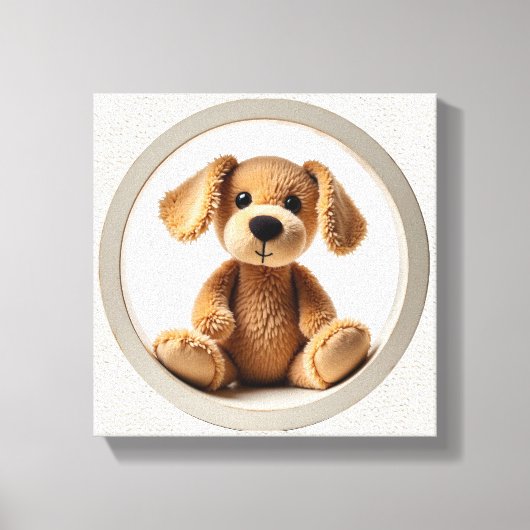 Wonder Wall Art Puppy Love Canvas Afdruk (Voorkant)