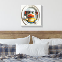 Wonder Wall Art vrolijke aap