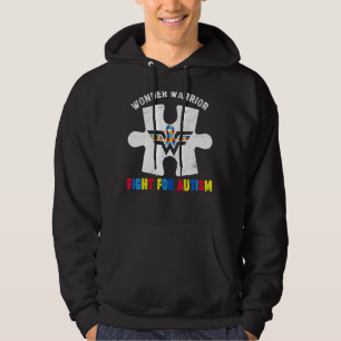 Wonder Warrior vecht voor autistisch Autisme Hoodie
