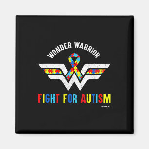 Wonder Warrior vecht voor autistisch Autisme Magneet