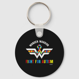 Wonder Warrior vecht voor autistisch Autisme Sleutelhanger