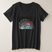 'Wonder Wheel at Night' Dames' Plus-size T-shirt (Design voorkant)