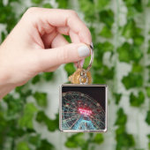 'Wonder Wheel at Night' Premium-Sleutelhanger Sleutelhanger (Hand)