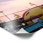 'Wonder Wheel bij schemering' Fotoprint Foto Afdruk (Hoek)