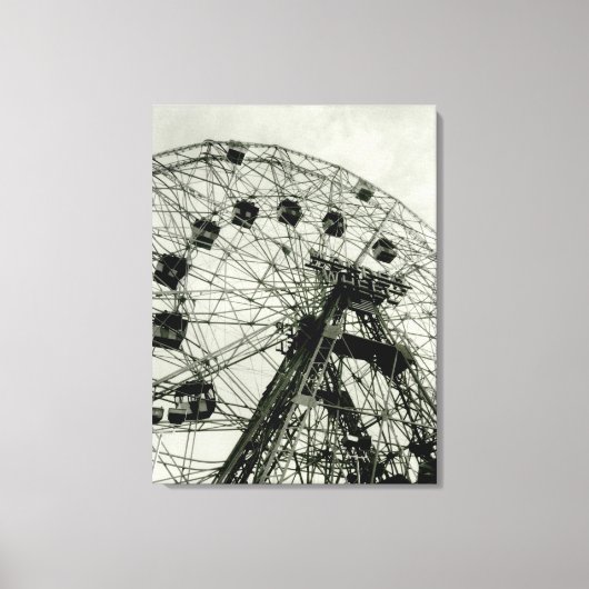 'Wonder Wheel' Canvasprint met lijst Canvas Afdruk (Voorkant)