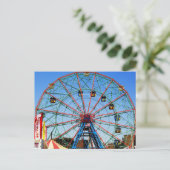 Wonder Wheel - Coney Island, NYC briefkaart (Staand voorkant)