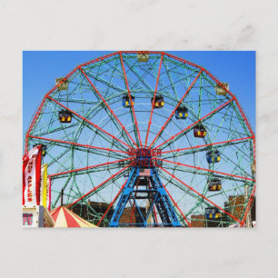 Wonder Wheel - Coney Island, NYC briefkaart