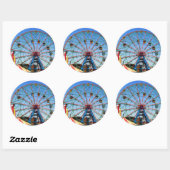 Wonder Wheel - Coney Island, NYC sticker (Vel)