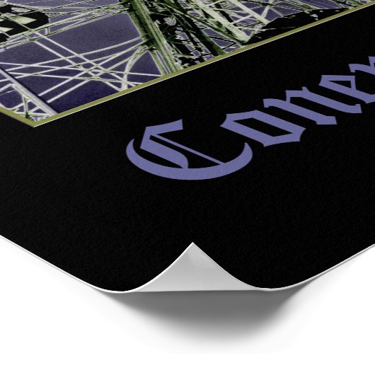 Wonder Wheel Psychedelic Poster (Hoek)