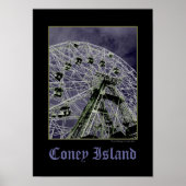 Wonder Wheel Psychedelic Poster (Voorkant)