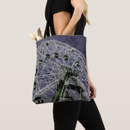 Wonder Wheel Psychedelic Tote Bag