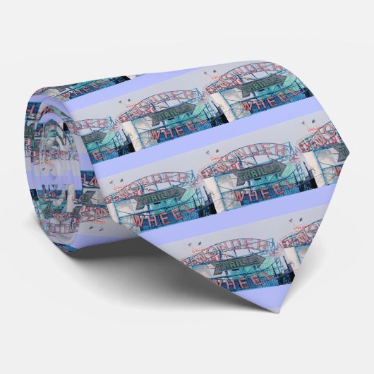 'Wonder Wheel Thrills'-Stropdas Stropdas (Opgerold)