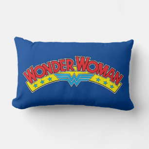 Wonder Woman 1987 Comic Book Logo Kussen