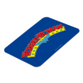 Wonder Woman 1987 Comic Book Logo Magneet (Linkerzijde)