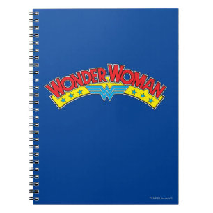 Wonder Woman 1987 Comic Book Logo Notitieboek