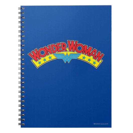 Wonder Woman 1987 Comic Book Logo Notitieboek (Voorkant)