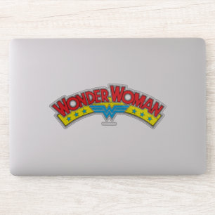 Wonder Woman 1987 Comic Book Logo Sticker