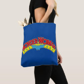 Wonder Woman 1987 Comic Book Logo Tote Bag (Dichtbij)