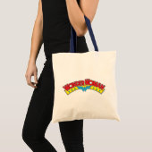Wonder Woman 1987 Comic Book Logo Tote Bag (Voorkant (product))