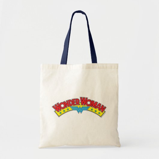 Wonder Woman 1987 Comic Book Logo Tote Bag (Voorkant)