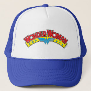 Wonder Woman 1987 Comic Book Logo Trucker Pet