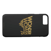 Wonder Woman 75th Jubileum Gold Logo Case-Mate iPhone Case (Achterkant (Horizontaal))