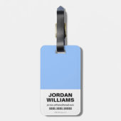 Wonder Woman 75th Jubileum Red & Blue Logo Bagagelabel (Achterkant verticaal)