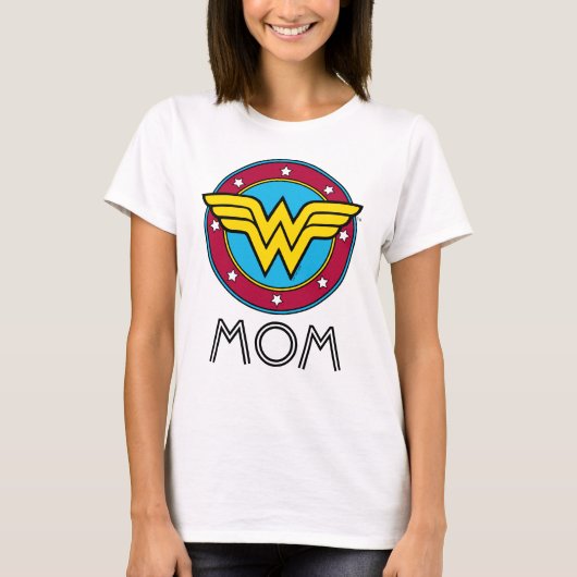 Wonder Woman | Aangepaste Logo voor cirkels en ste T-shirt (Voorkant)