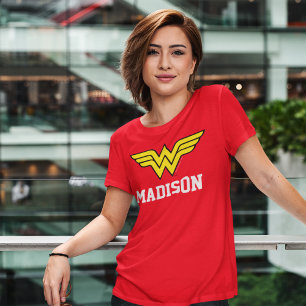 Wonder Woman Aangepaste naam T-shirt