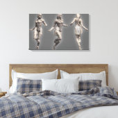 Wonder Woman Alternate Turnround Canvas Afdruk (Insitu (Slaapkamer))