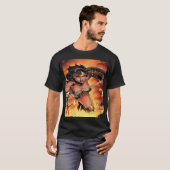 Wonder Woman – Amazon Warrior Flame T-shirt (Voorkant volledig)