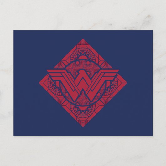 Wonder Woman Amazonian Symbol Briefkaart (Voorkant)