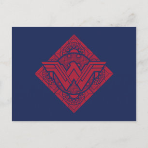 Wonder Woman Amazonian Symbol Briefkaart