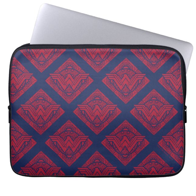 Wonder Woman Amazonian Symbol Laptop Sleeve (Voorkant)