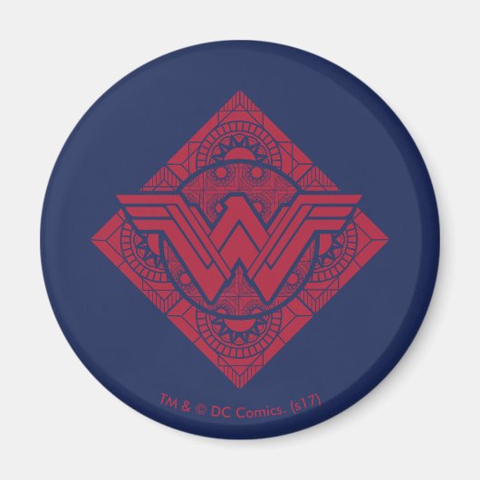 Wonder Woman Amazonian Symbol Magneet (Voorkant)