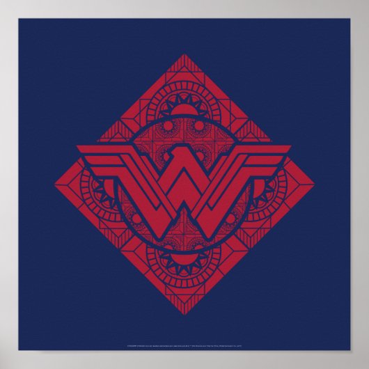 Wonder Woman Amazonian Symbol Poster (Voorkant)