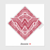 Wonder Woman Amazonian Symbol Sticker (Vel)