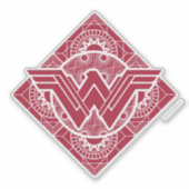 Wonder Woman Amazonian Symbol Sticker (Voorkant)