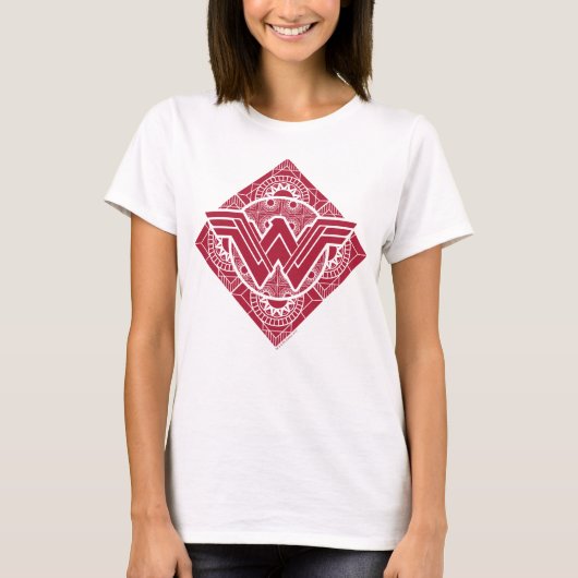 Wonder Woman Amazonian Symbol T-shirt (Voorkant)
